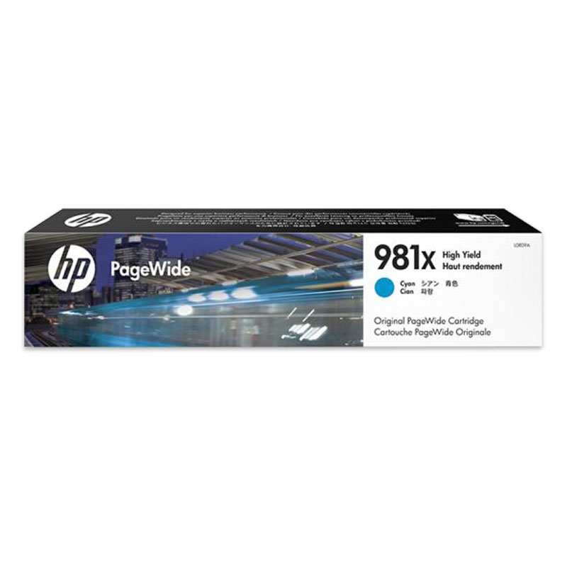 惠普（HP）981a 981x墨盒 适用X556DN X586D X586F X586ZJ3M68A墨盒青色981A(约6000页）