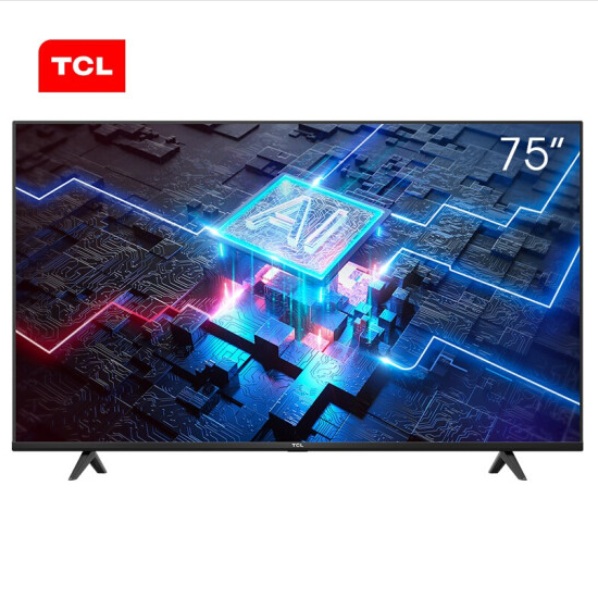 TCL 75G60 75英寸4K超高清画质 AI人工智能 语音声控 平板液晶电视机 教育资源
