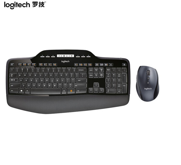 罗技（Logitech）MK710 键鼠套装 无线键鼠套装 全尺寸 黑色 无线2.4G接收器 