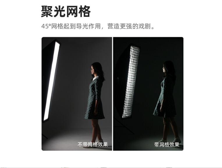 神牛柔光箱单网格影室闪光灯八角方形柔光罩蜂巢网格栅单独蛋格 120cm单网格(八角柔光箱用)