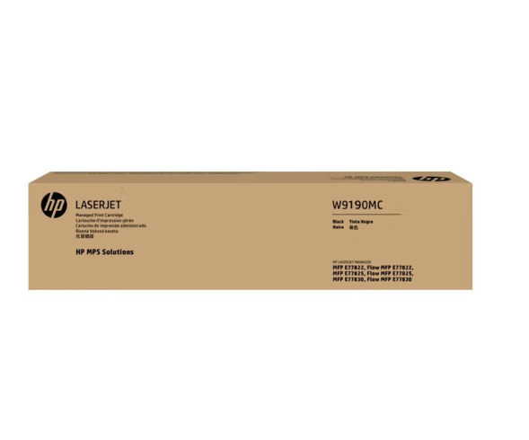 惠普W9190-MC黑  适用于Color LaserJet Managed MFP E77830粉盒 黑色